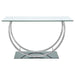 Danville - Rectangular U-Shaped Glass Top Table – End Tables by CoasterEssence at Furniture Wholesale Plus , Nashville furniture store