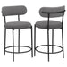 Viola - Boucle Upholstered Bar Stool (Set of 2) - Premium Stool Sets from Coaster Fine Furniture - Just $419! Shop now at Furniture Wholesale Plus  We are the best furniture store in Nashville, Hendersonville, Goodlettsville, Madison, Antioch, Mount Juliet, Lebanon, Gallatin, Springfield, Murfreesboro, Franklin, Brentwood