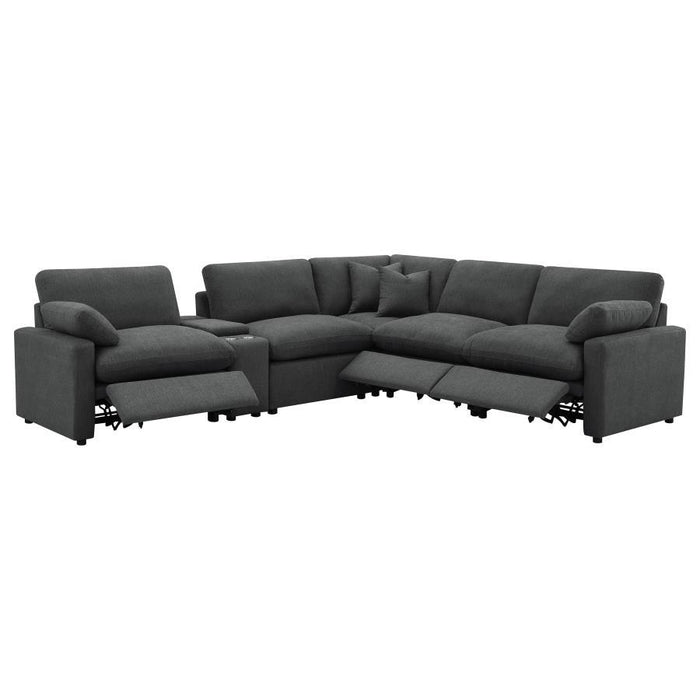 Collins - 6-Piece Modular Power Reclining Sectional – Reclining Sectionals by Coaster Fine Furniture at Furniture Wholesale Plus , Nashville furniture store