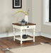Joanna - End Table - White – End Tables by Steve Silver Furniture at Furniture Wholesale Plus , Nashville furniture store