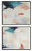 Caldish - Wall Art Set (Set of 2) - Blue / White / Pink – Canvas Art Sets by Signature Design by Ashley® at Furniture Wholesale Plus , Nashville furniture store