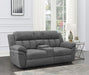 Bahrain - Upholstered Motion Loveseat – Reclining Loveseats by CoasterEssence at Furniture Wholesale Plus , Nashville furniture store