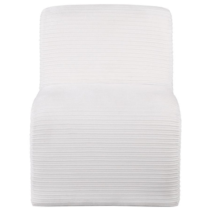 Drayton - Upholstered Curved Armless Accent Chair - Premium Armless Chairs from Coaster Fine Furniture - Just $499! Shop now at Furniture Wholesale Plus  We are the best furniture store in Nashville, Hendersonville, Goodlettsville, Madison, Antioch, Mount Juliet, Lebanon, Gallatin, Springfield, Murfreesboro, Franklin, Brentwood