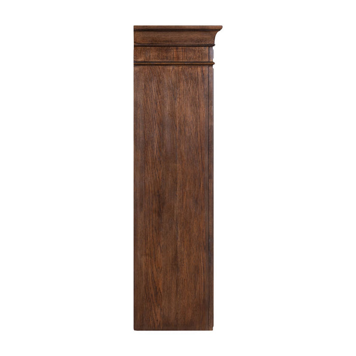 Providence Park - Jr Executive Credenza Hutch - Chateau Brown – Hutches by Liberty Furniture at Furniture Wholesale Plus , Nashville furniture store
