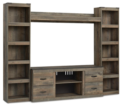 Trinell - 4-Piece Entertainment Center With 60" TV Stand – Entertainment Centers by Signature Design by Ashley® at Furniture Wholesale Plus , Nashville furniture store