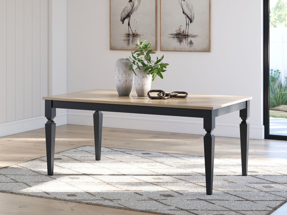 Brenkerton - Rectangular Dining Room Table - Grayish Brown / Black – Dining Tables by Signature Design by Ashley® at Furniture Wholesale Plus , Nashville furniture store