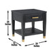 Yves - End Table - Black – End Tables by Steve Silver Furniture at Furniture Wholesale Plus , Nashville furniture store