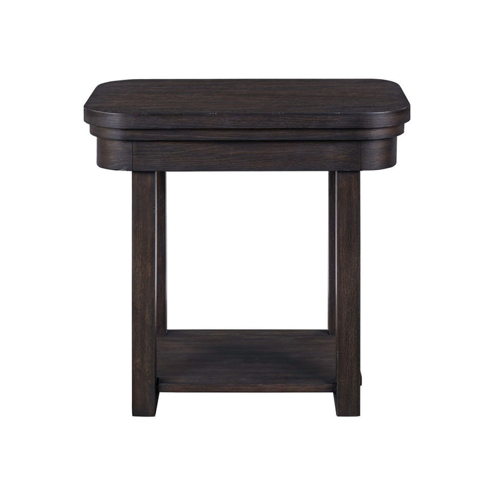 Weston - Chairside Table - Peppercorn – Chair Side Tables by Liberty Furniture at Furniture Wholesale Plus , Nashville furniture store