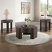 Salina - 3 Piece Round Occasional Set - Espresso – Table Sets by Steve Silver Furniture at Furniture Wholesale Plus , Nashville furniture store