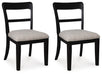 Greddinton - Upholstered Dining Side Chair (Set of 2) – Chair Sets by Signature Design by Ashley® at Furniture Wholesale Plus , Nashville furniture store