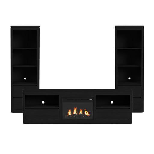 Rosalie - 4 Piece Entertainment Unit With 82" TV Console – Entertainment Centers by Elements International at Furniture Wholesale Plus , Nashville furniture store