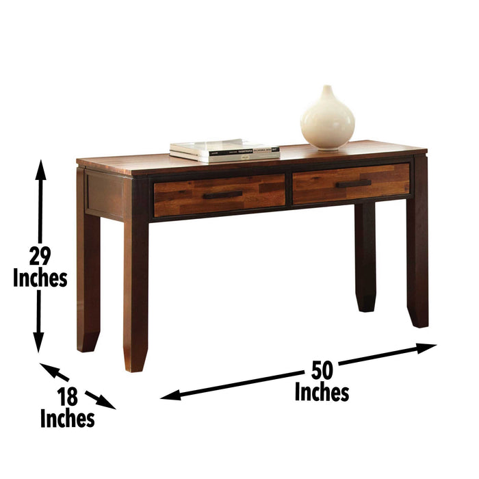 Abaco - Sofa Table - Brown – Sofa Tables by Steve Silver Furniture at Furniture Wholesale Plus , Nashville furniture store