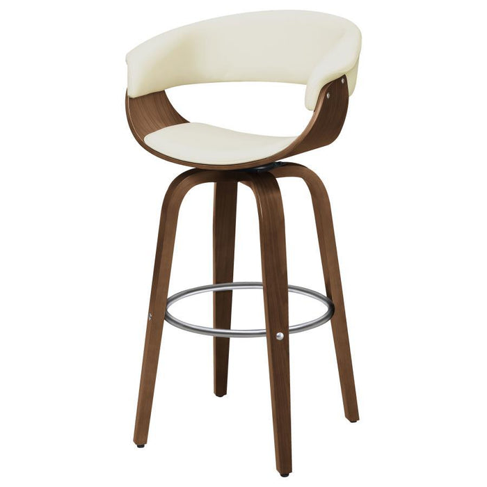 Zion - Upholstered Swivel Bar Stool – Bar Height (28"-30") by CoasterEssence at Furniture Wholesale Plus , Nashville furniture store