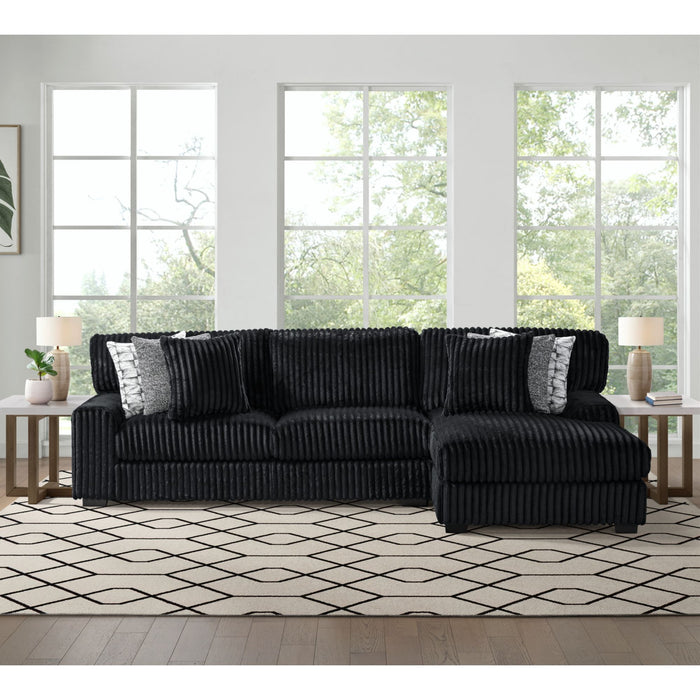 Nightfall - 2 Piece Sectional Set - Grand Cord – Stationary Sectionals by Elements International at Furniture Wholesale Plus , Nashville furniture store