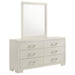 Jessica - 6-Drawer Dresser With Mirror – Dresser & Mirror by CoasterEssence at Furniture Wholesale Plus , Nashville furniture store