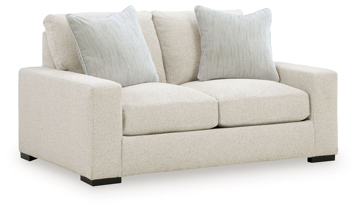 Conlee-Pike - Loveseat - Linen – Stationary Loveseats by Signature Design by Ashley® at Furniture Wholesale Plus , Nashville furniture store