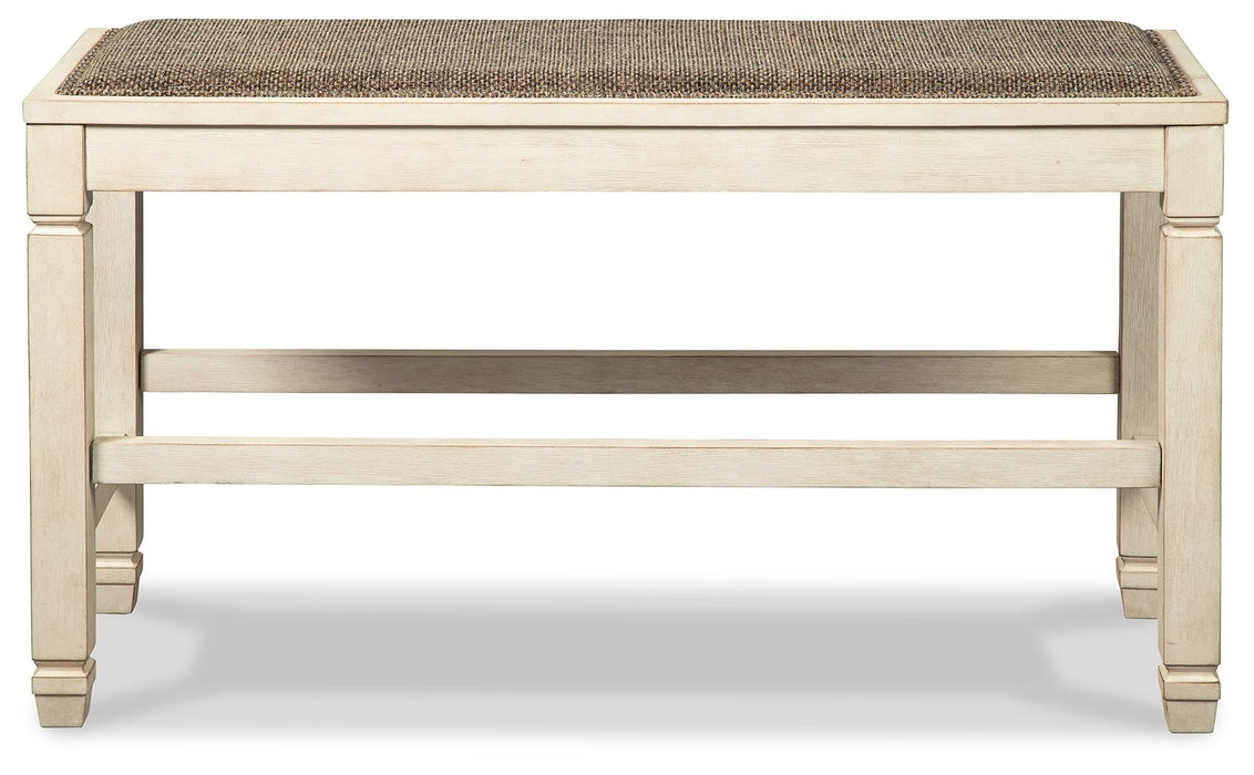 Bolanburg - DBL Counter UPH Bench  - Beige – Counter Benches by Signature Design by Ashley® at Furniture Wholesale Plus , Nashville furniture store