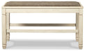 Bolanburg - DBL Counter UPH Bench  - Beige – Counter Benches by Signature Design by Ashley® at Furniture Wholesale Plus , Nashville furniture store