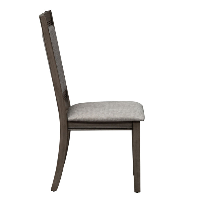 Tanners Creek - Upholstered Side Chair - Dark Gray – Side Chairs by Liberty Furniture at Furniture Wholesale Plus , Nashville furniture store