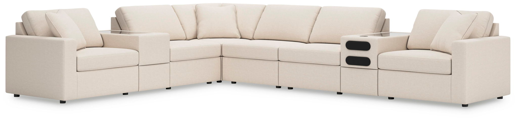 Modmax - Sectional - Oyster – Stationary Sectionals by Signature Design by Ashley® at Furniture Wholesale Plus , Nashville furniture store