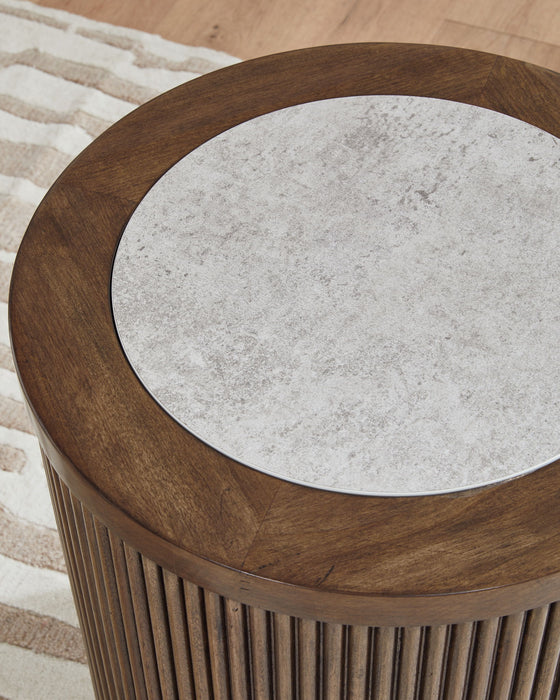 Hadonna - Round Table – End Tables by Signature Design by Ashley® at Furniture Wholesale Plus , Nashville furniture store