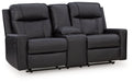 Mackmenville - Double Reclining Loveseat With Console – Reclining Loveseats by Benchcraft® at Furniture Wholesale Plus , Nashville furniture store
