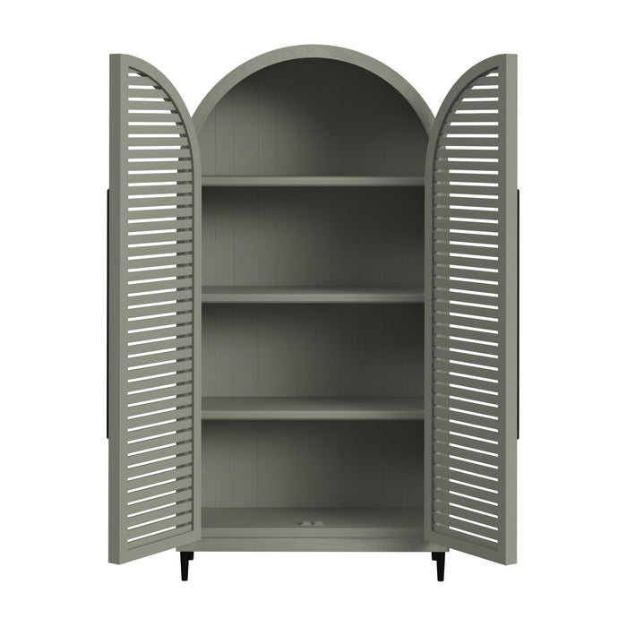 Libra - Bookcase - Sage – Standard Bookcases by Elements International at Furniture Wholesale Plus , Nashville furniture store
