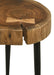 Keith - Round Solid Tree Trunk Side Table - Natural And Black – Side Tables by Coaster Fine Furniture at Furniture Wholesale Plus , Nashville furniture store