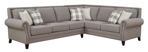 Willow Creek - Sectional - Pebble Brown - Premium Stationary Sectionals from Emerald Home - Just $2009! Shop now at Furniture Wholesale Plus  We are the best furniture store in Nashville, Hendersonville, Goodlettsville, Madison, Antioch, Mount Juliet, Lebanon, Gallatin, Springfield, Murfreesboro, Franklin, Brentwood