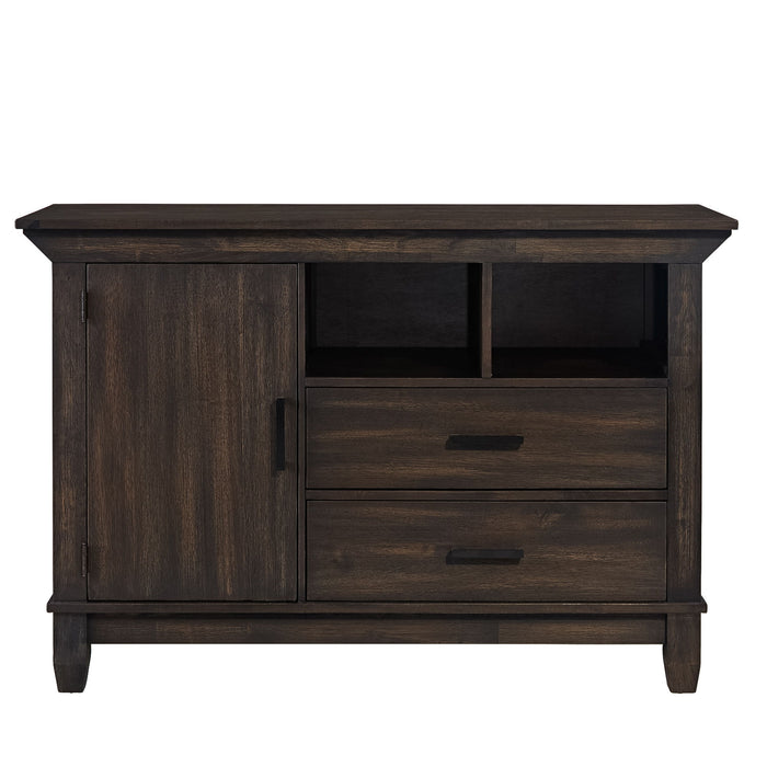 Double Bridge - Sideboard - Dark Chestnut – Sideboards by Liberty Furniture at Furniture Wholesale Plus , Nashville furniture store