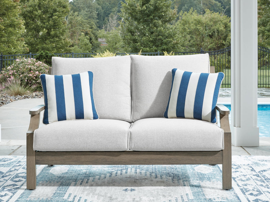 Rainier Ranch - Loveseat With Cushion - Brown / Beige – Loveseats by Signature Design by Ashley® at Furniture Wholesale Plus , Nashville furniture store