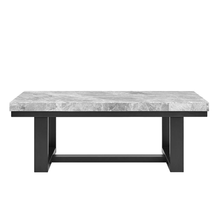 Lucca - Marble Top Coffee Table - Gray – Coffee Tables by Steve Silver Furniture at Furniture Wholesale Plus , Nashville furniture store