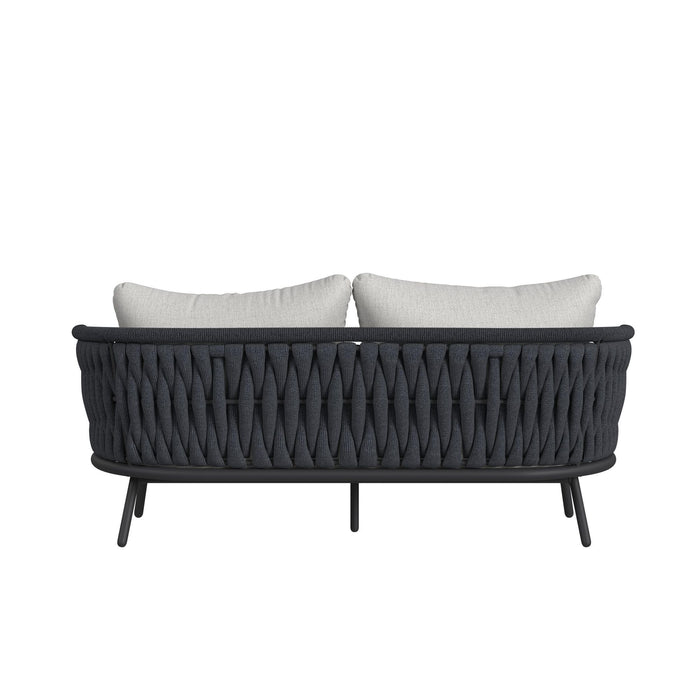 Bali - Loveseat With Olefin - Dark Gray – Loveseats by Elements International at Furniture Wholesale Plus , Nashville furniture store