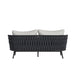 Bali - Loveseat With Olefin - Dark Gray – Loveseats by Elements International at Furniture Wholesale Plus , Nashville furniture store