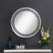 Lixue - Round Wall Mirror LED Lighting - Silver - Premium Wall Mirrors from CoasterEssence - Just $369! Shop now at Furniture Wholesale Plus  We are the best furniture store in Nashville, Hendersonville, Goodlettsville, Madison, Antioch, Mount Juliet, Lebanon, Gallatin, Springfield, Murfreesboro, Franklin, Brentwood
