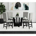Oregon - Round Table With Glass Top – Counter Tables by Elements International at Furniture Wholesale Plus , Nashville furniture store