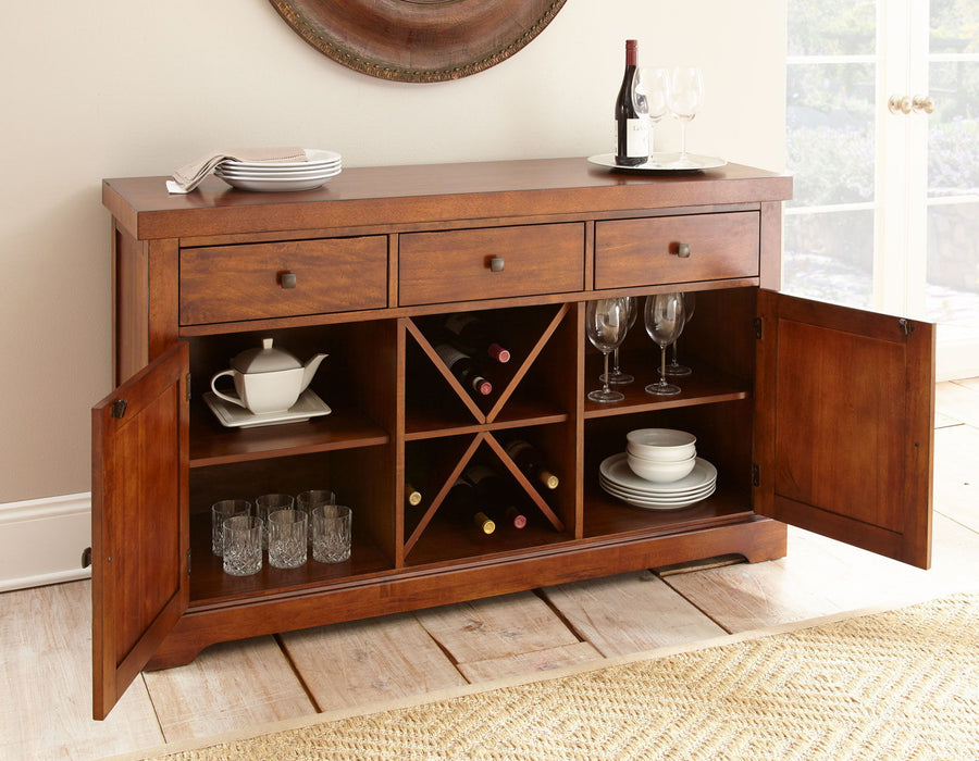 Zappa - Server - Brown – Servers by Steve Silver Furniture at Furniture Wholesale Plus , Nashville furniture store