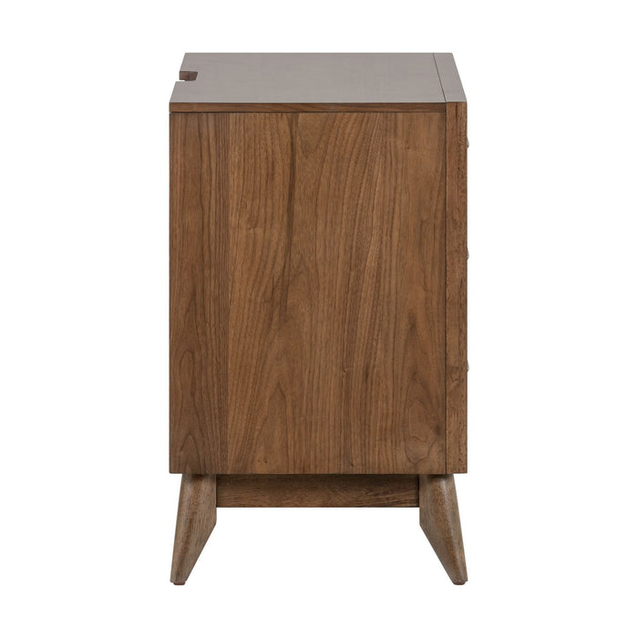 Century Modern - Nightstand With Charging Station - Walnut – Nightstands w/ Charging Stations by Liberty Furniture at Furniture Wholesale Plus , Nashville furniture store