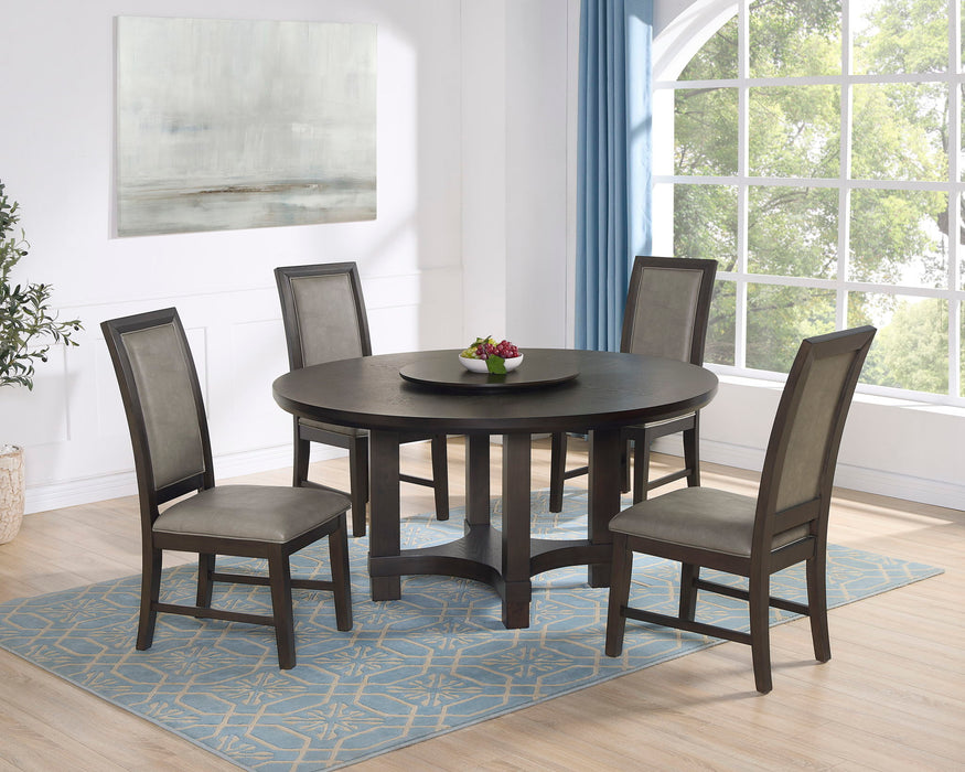 Jeffries - 5 Piece Dining Room Set - Espresso – 5 Piece Dining Room Sets by Crown Mark at Furniture Wholesale Plus , Nashville furniture store