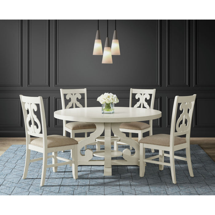Stone - Round Dining Table – Dining Tables by Elements International at Furniture Wholesale Plus , Nashville furniture store