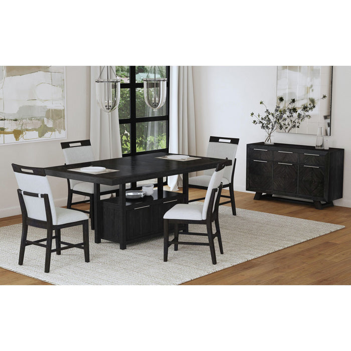 Transcend - Counter Table With Leaf - Charcoal – Counter Tables by Elements International at Furniture Wholesale Plus , Nashville furniture store