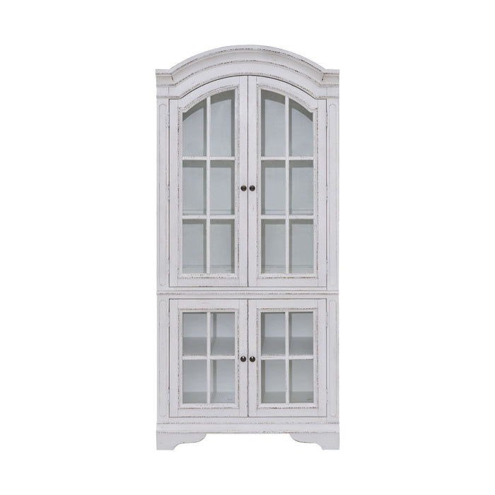 Magnolia Manor - Display Cabinet - Antique White – Display Cabinets by Liberty Furniture at Furniture Wholesale Plus , Nashville furniture store