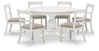 Greddinton - Round Dining Table Set – 7 Piece Dining Room Sets by Signature Design by Ashley® at Furniture Wholesale Plus , Nashville furniture store