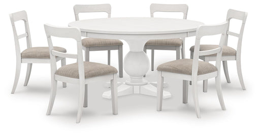 Greddinton - Round Dining Table Set – 7 Piece Dining Room Sets by Signature Design by Ashley® at Furniture Wholesale Plus , Nashville furniture store