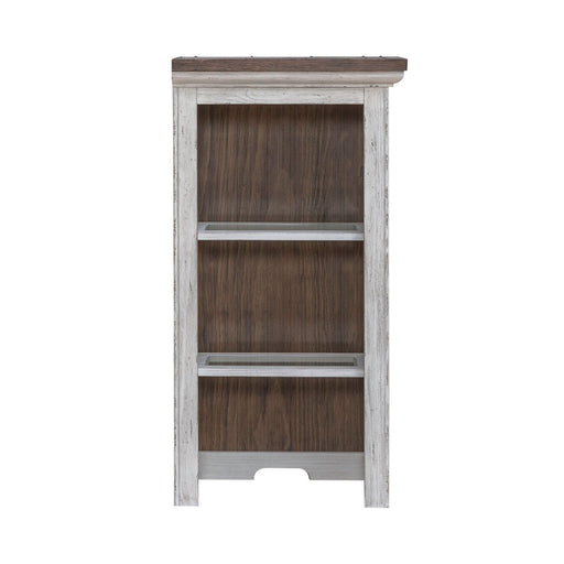 River Place - Right Pier Top - Riverstone White & Tobacco – Piers by Liberty Furniture at Furniture Wholesale Plus , Nashville furniture store
