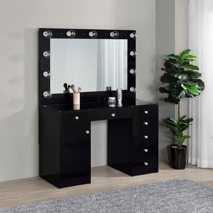 Acena - 7-Drawer Vanity Set With Lighting - Premium Vanity Sets from CoasterEssence - Just $759! Shop now at Furniture Wholesale Plus  We are the best furniture store in Nashville, Hendersonville, Goodlettsville, Madison, Antioch, Mount Juliet, Lebanon, Gallatin, Springfield, Murfreesboro, Franklin, Brentwood