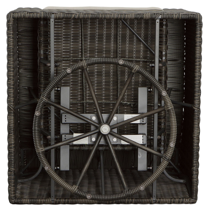 Jones - Outdoor Swivel Lounge Chair (Set of 2) - Brown - Premium Chair Sets from Steve Silver Furniture - Just $2639! Shop now at Furniture Wholesale Plus  We are the best furniture store in Nashville, Hendersonville, Goodlettsville, Madison, Antioch, Mount Juliet, Lebanon, Gallatin, Springfield, Murfreesboro, Franklin, Brentwood