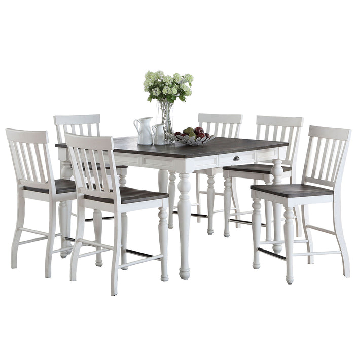 Joanna - Rectangular Counter Set – 5 Piece Dining Room Sets by Steve Silver Furniture at Furniture Wholesale Plus , Nashville furniture store