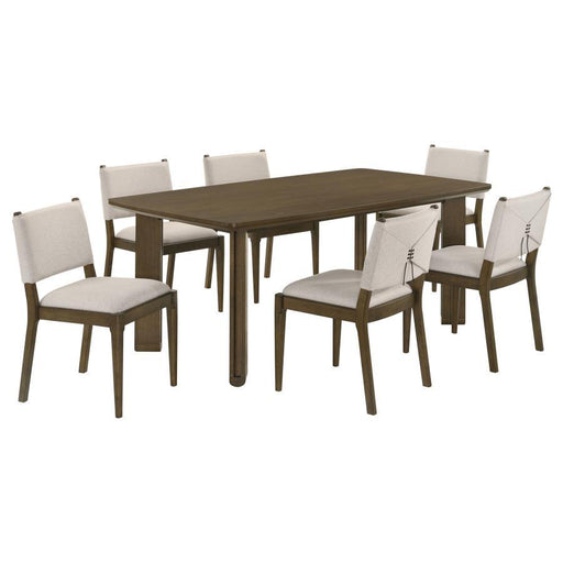Ottowa - 7 Piece Rectangular Wood Dining Room Table Set - Brown - Premium 7 Piece Dining Room Sets from Coaster Fine Furniture - Just $1299! Shop now at Furniture Wholesale Plus  We are the best furniture store in Nashville, Hendersonville, Goodlettsville, Madison, Antioch, Mount Juliet, Lebanon, Gallatin, Springfield, Murfreesboro, Franklin, Brentwood