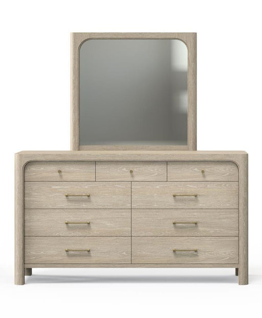 Solano - 9-Drawer Bedroom Dresser With Mirror - Weathered Mango – Dresser & Mirror by Coaster Fine Furniture at Furniture Wholesale Plus , Nashville furniture store